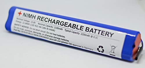 Premium Batería para persianas Velux 946933 NiMH AA 10,8 V/2100 mAh batería de repuesto para persianas, ventana solar