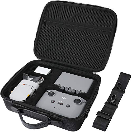 ProCase Estuche Rígido Protector para dji Mini 2 / dji Mini 2 Fly More Combo y Accesorios, Bolsa Duradera de Viaje para dji Mini 2 Drone Quadcopter (Solo Estuche) -Negro