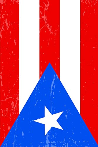 Puerto Rico Flag Journal: Blank lined Notebook to write in [Idioma Inglés]