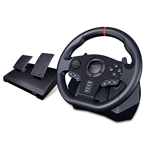 PXN V900 PC Racing Wheel, Universal USB Car Sim 270/900 Degree Race Steering Wheel with Pedals for PS3, PS4, Xbox, One,Xbox Series X/S, Nintendo Switch PXN V900 PC Racing Wheel, Universal USB Car Sim 270/900 Degree Race Steering Wheel with Pedals for PS3, PS4, Xbox, One,Xbox Series X/S, Nintendo Switch