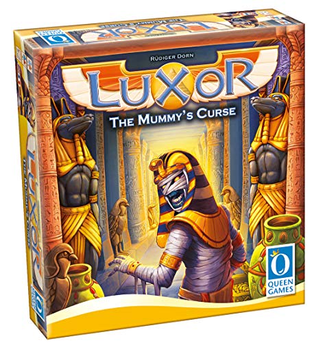 Queen Games-Luxor The Mummy'S Curse, Color carbón 10412