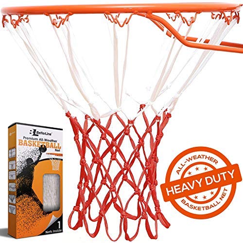 Red de repuesto profesional para canasta de baloncesto de alta calidad, para todo tipo de clima, red gruesa resistente para interiores y exteriores Red de repuesto profesional para canasta de baloncesto de alta calidad, para todo tipo de clima, red gruesa resistente para interiores y exteriores