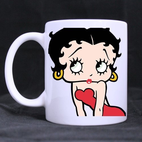 Refreshus Betty Boop Custom White Coffee Mug Tea Cup 11 OZ Office Home Cup