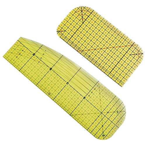 Regla de planchado en caliente, regla resistente al calor con cuadrícula de centímetros, juego de regla de planchado en caliente, suministros de costura para bricolaje, herramientas de medición Regla de planchado en caliente, regla resistente al calor con cuadrícula de centímetros, juego de regla de planchado en caliente, suministros de costura para bricolaje, herramientas de medición