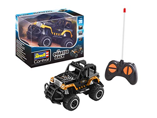 Revell-RC SUV QUARTER BACK Coche remoto, color negro Control 23492 , color/modelo surtido Revell-RC SUV QUARTER BACK Coche remoto, color negro Control 23492 , color/modelo surtido