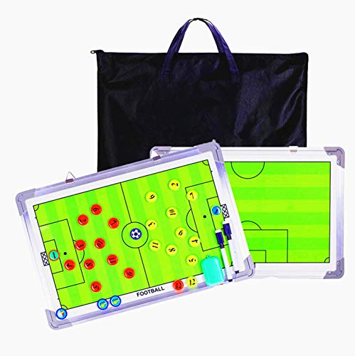 RoseFlower Carpeta Táctica de Futbol, Carpeta Pizarra Táctica de Entrenamiento Entrenador Magnéticas de Fútbol con Imanes, Lapiceros y Borrador (Tamaño: 45 x 30 cm) RoseFlower Carpeta Táctica de Futbol, Carpeta Pizarra Táctica de Entrenamiento Entrenador Magnéticas de Fútbol con Imanes, Lapiceros y Borrador (Tamaño: 45 x 30 cm)