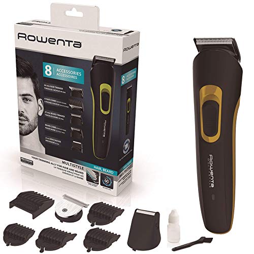 Rowenta Multistyler 8 en 1 Basic TN8940 - Cortapelos y barbero profesional con 60 min de autonomía, 8 accesorios de corte y fácil limpieza Rowenta Multistyler 8 en 1 Basic TN8940 - Cortapelos y barbero profesional con 60 min de autonomía, 8 accesorios de corte y fácil limpieza