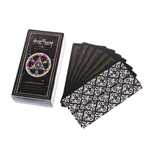 Rtengtunn Rider-Waite Tarot Deck Fate Love Mysterious Divination Astrology Juego de Mesa - A