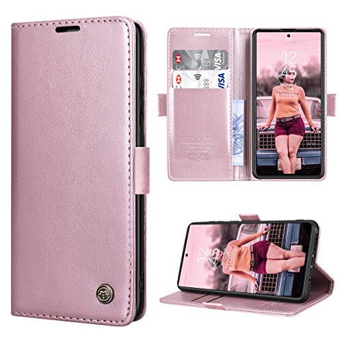 RuiPower para Funda Samsung Galaxy Note 10 Lite con Tapa Funda Samsung Note 10 Lite Libro Fundas de Cuero PU Premium Magnético Tarjetero y Suporte Silicona Carcasa Samsung Note 10 Lite - Oro Rosa RuiPower para Funda Samsung Galaxy Note 10 Lite con Tapa Funda Samsung Note 10 Lite Libro Fundas de Cuero PU Premium Magnético Tarjetero y Suporte Silicona Carcasa Samsung Note 10 Lite - Oro Rosa