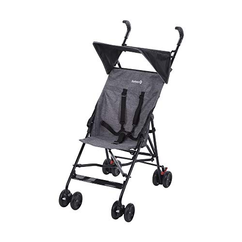 Safety 1st Peps Silla de Paseo ligera pesa solo 4,6 kg, plegable y compacta, Cochecito de viaje, con capota solar, color Black Chic