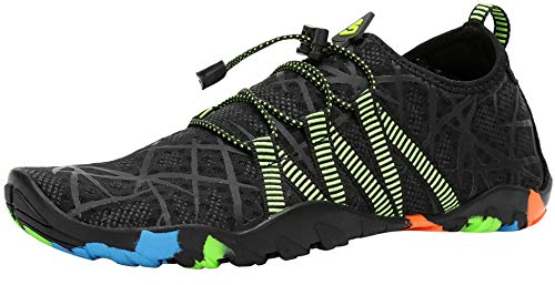 SAGUARO Escarpines Zapatos de Agua Calzado Playa Zapatillas Deportes Acuáticos para Buceo Snorkel Surf Natación Piscina Vela Mares Rocas Río para Hombre Mujer (019 Negro,41 EU) SAGUARO Escarpines Zapatos de Agua Calzado Playa Zapatillas Deportes Acuáticos para Buceo Snorkel Surf Natación Piscina Vela Mares Rocas Río para Hombre Mujer (019 Negro,41 EU)