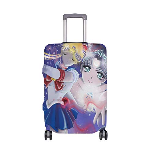 Sailor Moon Wake Up Travel Funda de Equipaje Protector de Maleta Fundas de Equipaje Lavables
