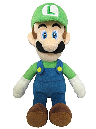 Sanei Super Mario AC02 All Star Collection 10" Luigi Plush, Small