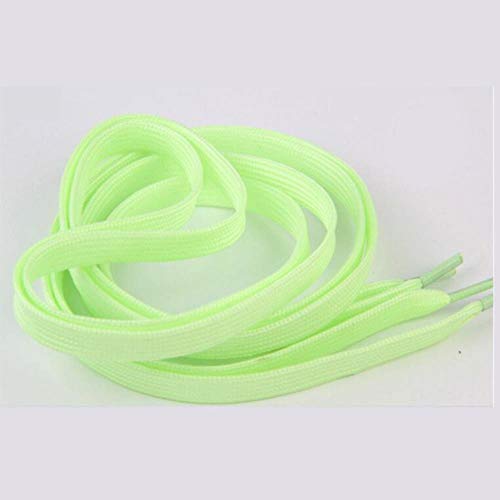 SELLM 1 par de Cordones Luminosos Zapatillas de Deporte Planas Cordones de Zapatos de Lona Brillo en la Noche Color Oscuro Cordón Fluorescente 80/100/120/140 cm, Verde Claro, 70 cm SELLM 1 par de Cordones Luminosos Zapatillas de Deporte Planas Cordones de Zapatos de Lona Brillo en la Noche Color Oscuro Cordón Fluorescente 80/100/120/140 cm, Verde Claro, 70 cm