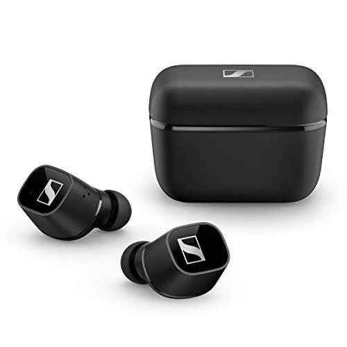 Sennheiser CX 400BT - Auriculares inalámbricos con Bluetooth para música y llamadas con cancelación de ruido y controles táctiles personalizables, color negro