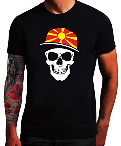 Shirtzshop - Camiseta de manga corta, diseño de Macedonia