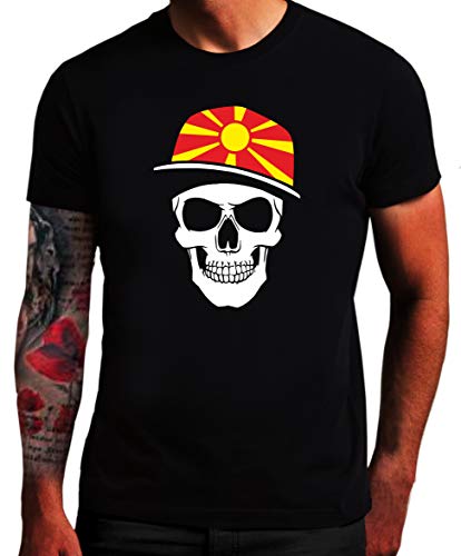 Shirtzshop - Camiseta de manga corta, diseño de Macedonia Shirtzshop - Camiseta de manga corta, diseño de Macedonia