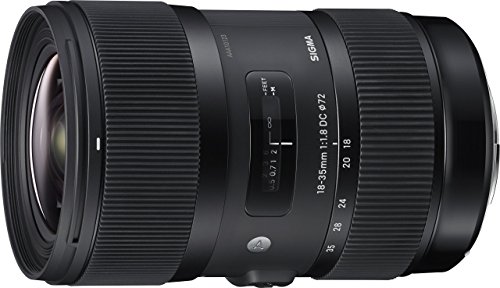 Sigma 18-35mm f/1.8 DC HSM - Objetivo para Canon (distancia focal 18-35mm, apertura f/1.8-16, diámetro: 72mm) color negro