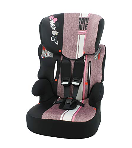 Silla de coche para Bebe BELINE grupo 1/2/3 (9-36kg), con proteccion lateral -Minnie