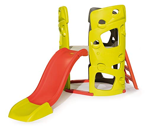 Smoby-Area de actividades con tobogán Torre de Escalada II (840204), color verde , color/modelo surtido Smoby-Area de actividades con tobogán Torre de Escalada II (840204), color verde , color/modelo surtido