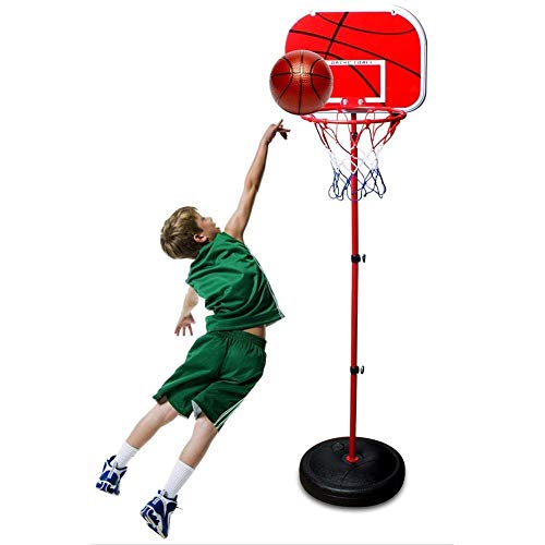 Soporte del aro de baloncesto, baloncesto 170cm ajustable, soporte de baloncesto, baloncesto de altura ajustable, Placa posterior del soporte del aro y fijaron for los niños, los niños de juguete de r