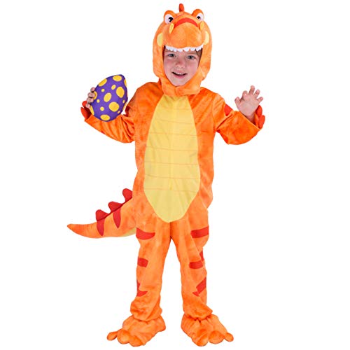 Spooktacular Creations Disfraces de Dinosaurio para Niños Unisex Cosplay Halloween T-Rex Dinosaurio Pijama para Infantil Fiesta (XS)