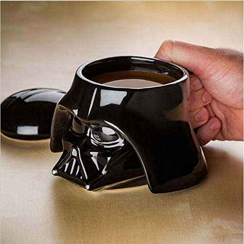 Star Wars Darth Vader - Taza de cerámica con diseño de caballero blanco y negro