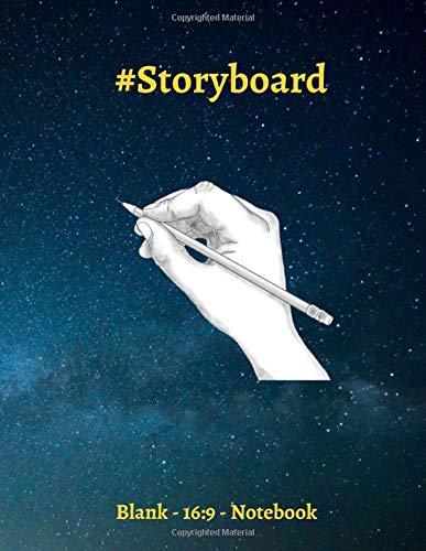 Storyboard Notebook: 8.5 x 11, 4 Panel 16:9 with 120 pages, Sketchbook Template Panel Pages for Storytelling Layouts, Cinema Journal, For Directors, ... & Workbook, Great for Beginners or Advanced