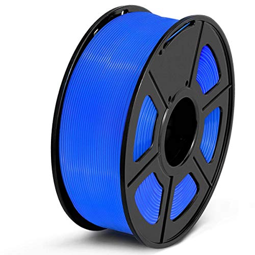 SUNLU Filamento PLA 1.75mm 1kg Impresora 3D Filamento, Precisión Dimensional +/- 0.02 mm, PLA Azul