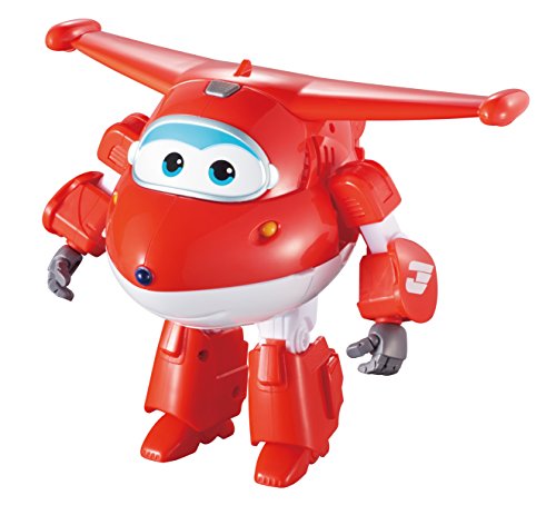 Super Wings Transform ‘n Talk Jett vehículo de juguete - vehículos de juguete (Rojo, Color blanco, 4 año(s), 9 año(s), Niño/niña, 14 pieza(s), Interior)