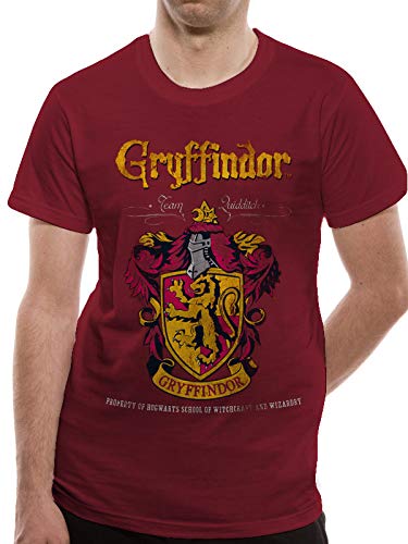 T-Shirt (Unisex-Xl) Gryffindor Quidditch (Red)