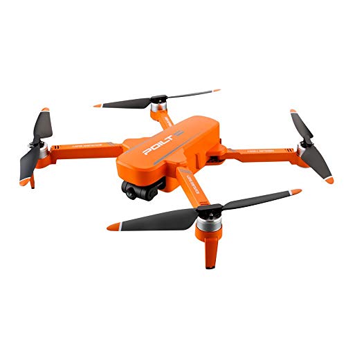 Taotuo Drone RC, JJRC X17 Drones con 6K Cámara dual GPS Quadcopter Flujo óptico Helicóptero de juguete sin escobillas, 30 minutos de tiempo de funcionamiento (amarillo-3 batería)