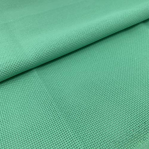Tela para Punto de Cruz | 75cm x 50cm | 5,5 puntos/cm – 14 cuentas | 100% algodón | Elige color | de Delicatela (Verde Claro) Tela para Punto de Cruz | 75cm x 50cm | 5,5 puntos/cm – 14 cuentas | 100% algodón | Elige color | de Delicatela (Verde Claro)