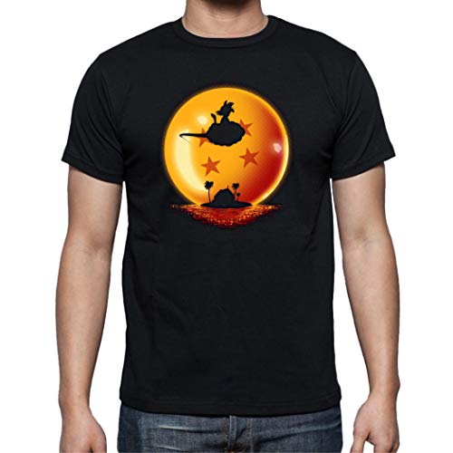 The Fan Tee Camiseta de Hombre Dragon Ball Goku Vegeta Bolas de Dragon Super Saiyan 009 XL