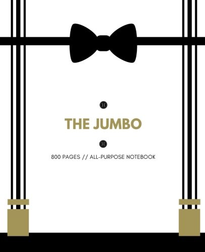 The Jumbo: Extra Large All-Purpose Notebook, 800 Lined Pages w/ Table of Contents: Volume 1 (The Rococo Collection)