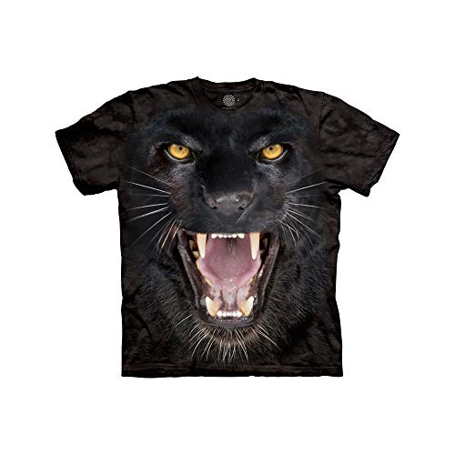 The Mountain Camiseta para niña con diseño de Pantera agresiva, Niñas, Camiseta, 1538892, Negro, L