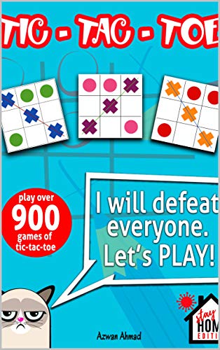 Tic Tac Toe Game Book: Classic Activity Book During Quarantine for Adults and Kids with 100 Pages | Puzzle Activities (English Edition)