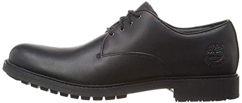 Timberland Stormbucks Plain Toe, Zapatos de Cordones Oxford Hombre, Negro Black Full Grain, 45 EU