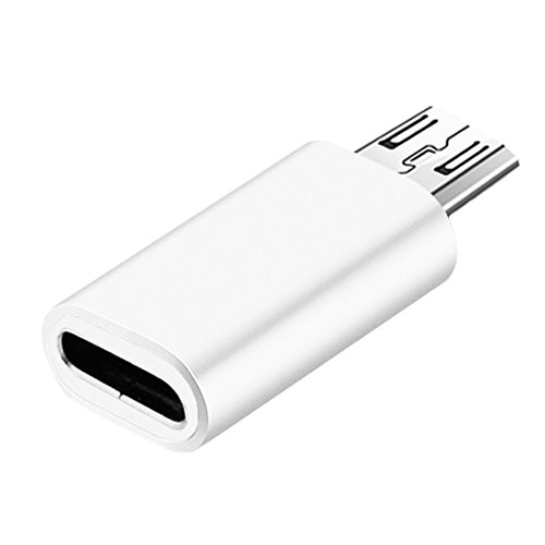 Tipo C Hembra a Conector Adaptador Macho Micro USB Conecte Futural Digital (blanco)