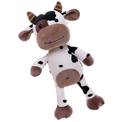 TOYANDONA 1 Unid Encantador Bebé Ganado Cómodo Juguete Suave Pequeño Ganado Muñeca de Peluche Vaca Juguete Muñeca Año Nuevo Decoración del Hogar 40 Cm