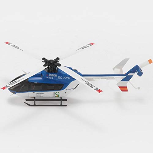 TOYYPAY Avión RC 6 vías de Control Remoto helicóptero Modelo de avión de Carga eléctrica Drone Boy Toy Puede Girar 360 Grados Antes y después del balanceo