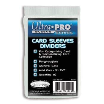 Ultra Pro 10 Card Sleeves Dividers - Deck Trading Divider - 81229