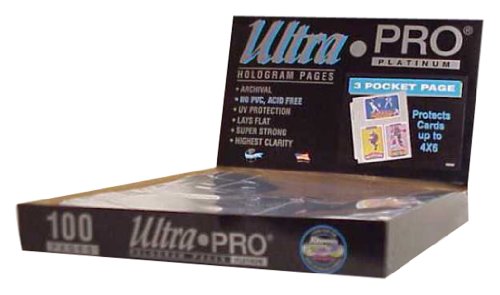 UltraPro 81424 - UltraPRO - 3-Pocket Platinum Pages Fix100
