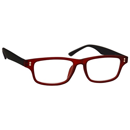 Uv Reader Goma Rojo Negro Corto De Vista Gafas Distancia Para Miopía Hombres Mujeres Uvmr033 -1,50 50 g