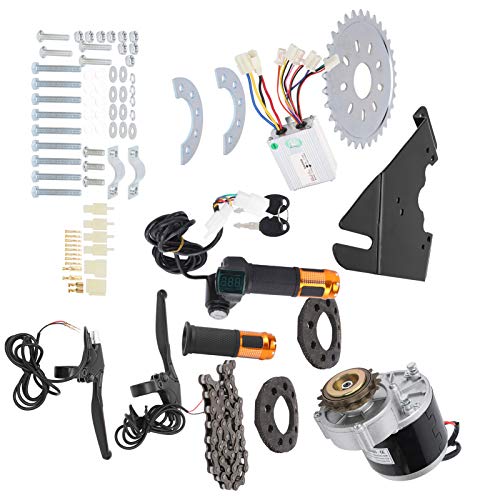 VGEBY Kit de Motor de Bicicleta eléctrica, 36V 350W Kit de Controlador de Motor de Cepillo de Bicicleta Kit de conversión de Bicicleta Accesorio para Bicicleta ordinaria de 22-28 Pulgadas