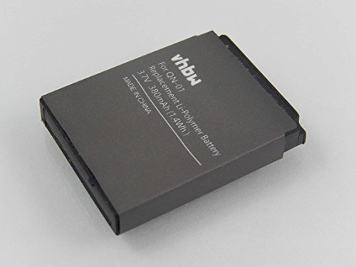 vhbw Batería Compatible con Smartwatch DZ-09, DZ09, FYM-M9, GT-08, GT08 A1, HKX-S1, LQ-S1, QN-01, QN01 (380mAh, 3.7V, polímero-li)