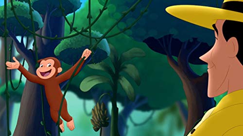 Wayne Dove Curious George 3 Back to The Jungle Movie Póster en Seda/Estampados de Seda/Papel Pintado/Decoración de Pared B17205550