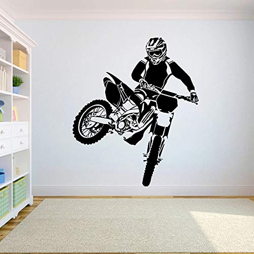 WERWN Volante Creativo Pegatinas para Bicicletas Todoterreno Dormitorio Deportes Bicicleta Todoterreno Motocicleta decoración del hogar Papel Tapiz para habitación de Adolescentes