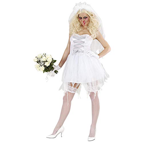 WIDMANN 87242 - Disfraz de novia zombie para mujer (talla M)