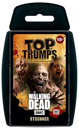 Winning Moves 63445 Top Trumps-The Walking Dead AMC Streuner Edition: Trumps con los Zombies más terroríficos de Allen Staffen, Juego de triunfas Winning Moves 63445 Top Trumps-The Walking Dead AMC Streuner Edition: Trumps con los Zombies más terroríficos de Allen Staffen, Juego de triunfas